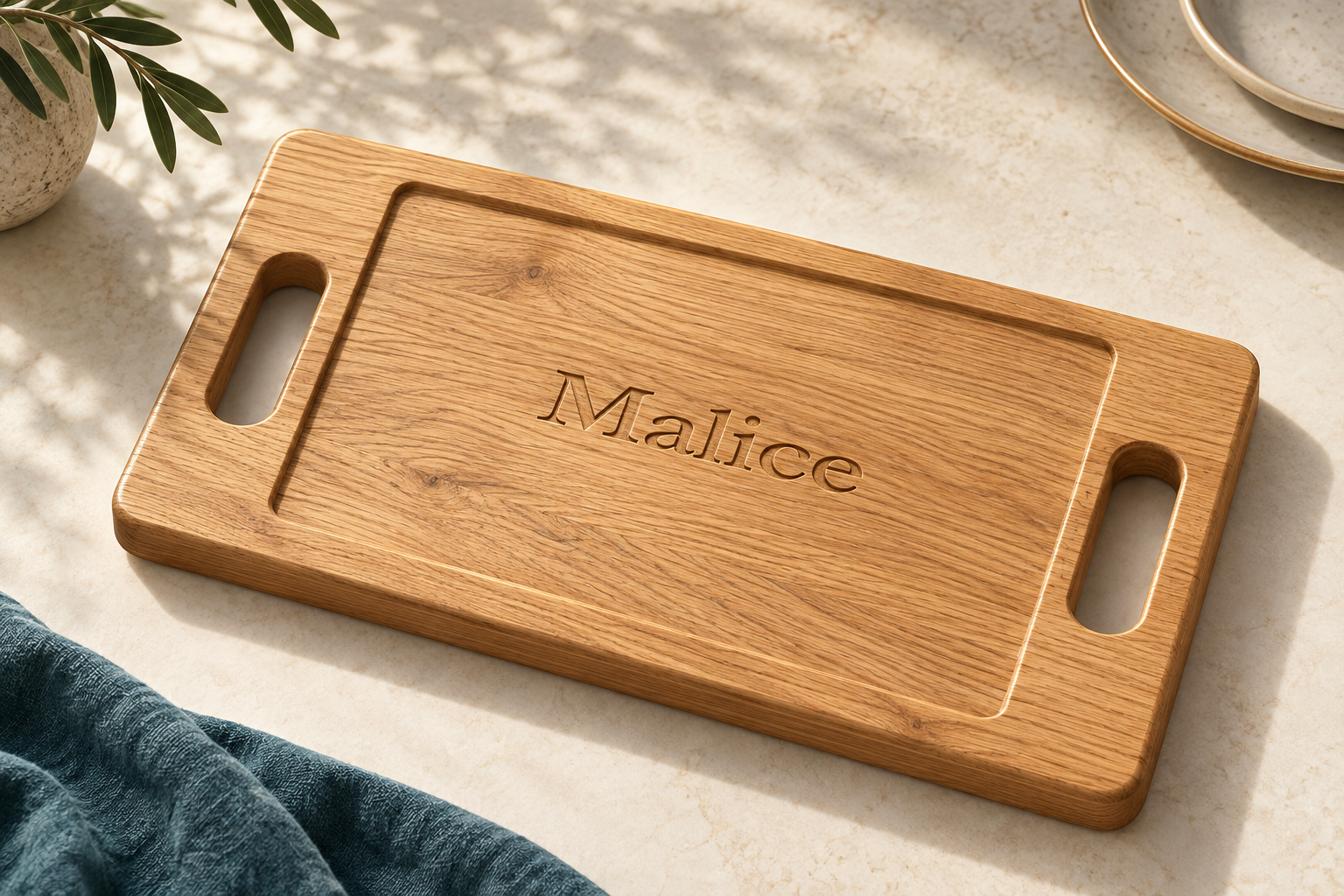 Mise en scène du modèle : Plateau de service